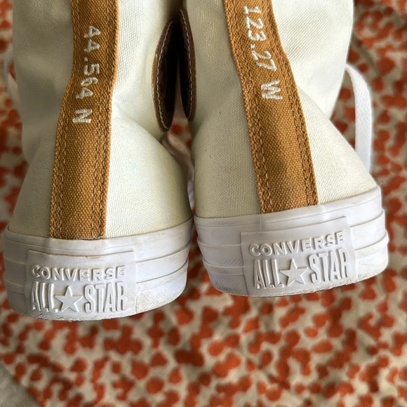 Custom OSU Converse Chuck Taylor All Star coordinates Oregon Corvallis SIZE 10.5 - Picture 7 of 8